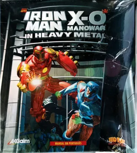 cd de jogo iron man & x-o manowar in heavy metal lacrado de fabrica 16cx