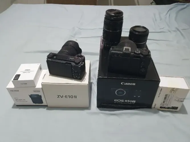 Sony ZVE10 Mark 2 + Canon R50V