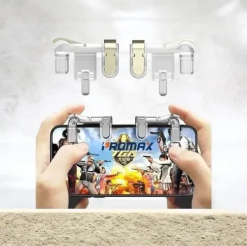 Par de Gatilhos Gamer para Celular Pubg, Free Fire e COD