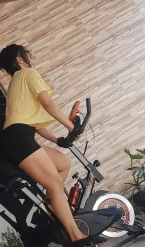 Bicicleta Ergométrica Fitness SevenFit - 6 kg de Inércia