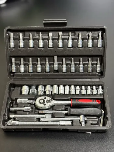 Kit de Ferramentas 46 Peças com Maleta | Entrega Grátis 