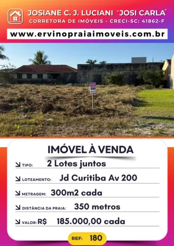Lote para Venda em São Francisco do Sul, praia do Ervino
