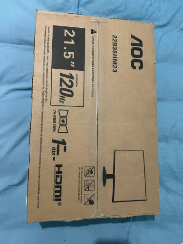 Monitor Gamer AOC 21.5" 120Hz 1ms (LACRADO NA CAIXA)