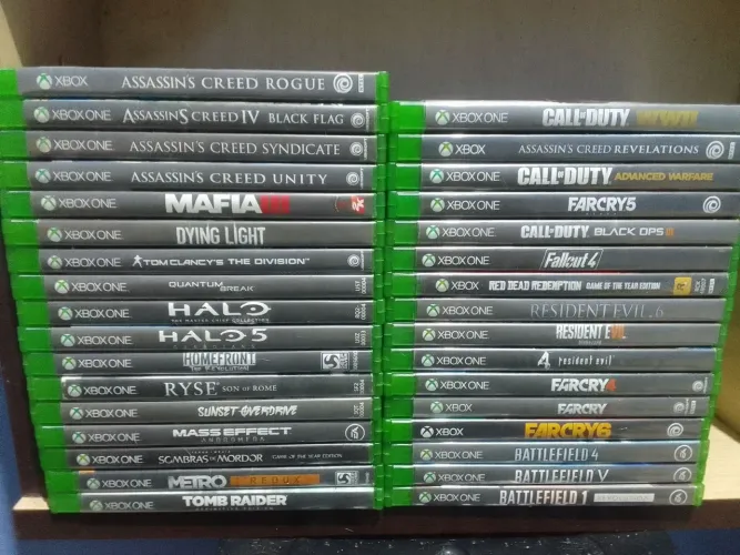 Colecao jogos xbox one