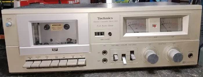  tape deck vintage Technics RS-608-(DEFEITO)
