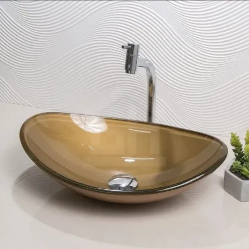 Cuba de vidro para lavabo