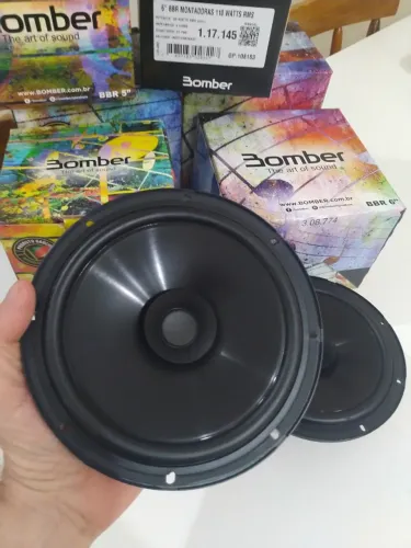 Par Alto-Falante Bomber 6" Montadoras 110W RMS - Som Forte e Nítido