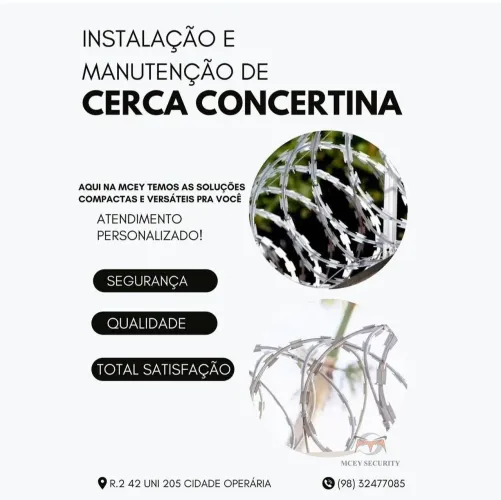 Câmeras, Alarmes, Cercas Elétricas e Concertinas | Segurança Completa