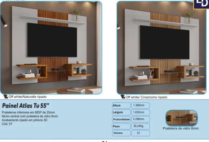 Painel atlas. Tv. 55