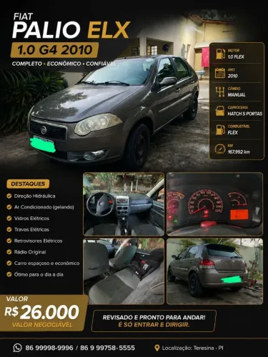 Fiat Palio ELX 1.0 Fire/30 Anos F. Flex 8V 4P 2010