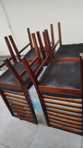 Mesa de jantar retangular
