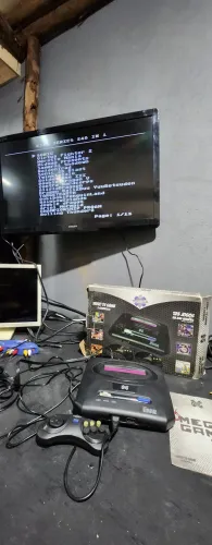 Mega drive réplica de época 