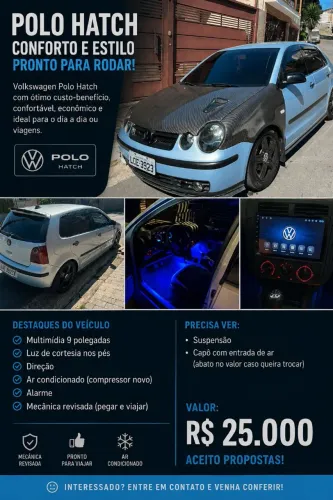 Volkswagen Polo 1.6 MI/ S.ouro 1.6mi 101cv 8V 5P 2003