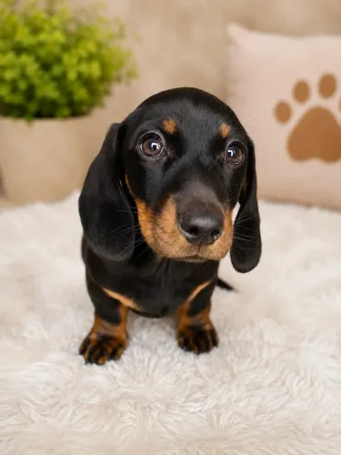 Filhote de Dachshund macho - tradicional.