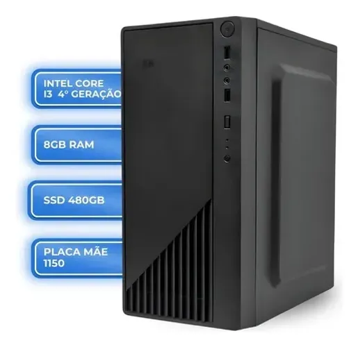 Pc i3 4160 8gb ram 1tb