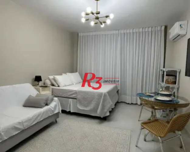 Studio com 1 dormitório à venda, 35 m² por R$ 400.000,00 - Gonzaga - Santos/SP