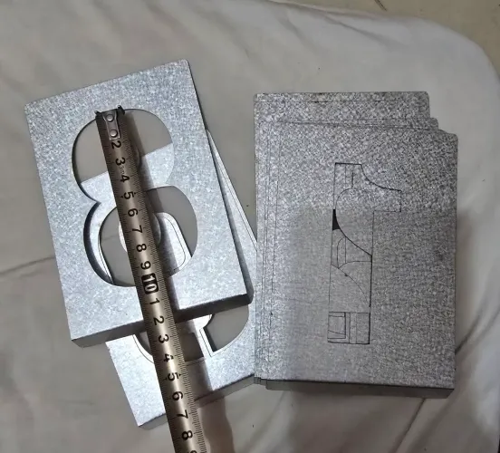 Gabaritos para pintar números na parede