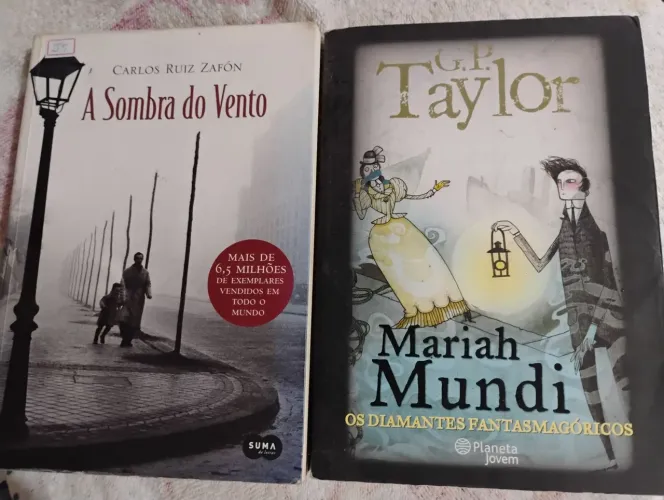 LIVRO - A SOMBRA DO VENTO - MARIAH MUNDI OS DIAMANTES FANTASMAGORICOS