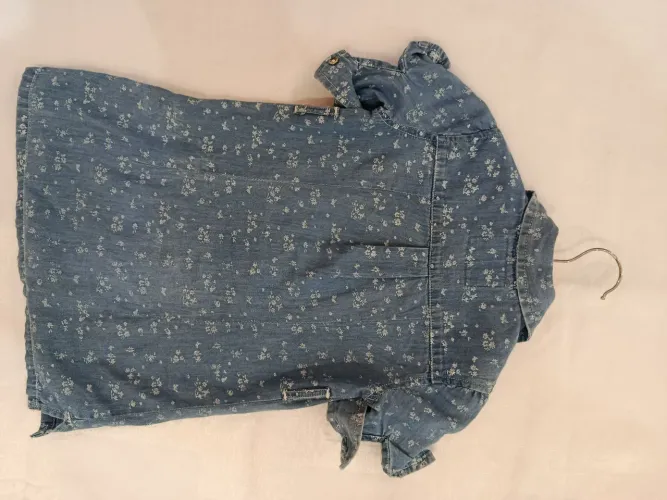 Vestido jeans infantil 