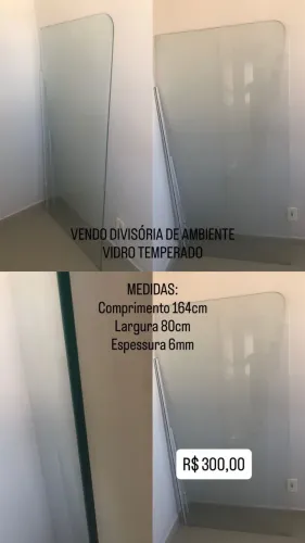 Divisória de vidro