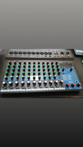 Mesa de som 12 canais c bluetooth
