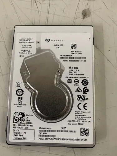 HD de 1 tb de notebook novo Seagate slim