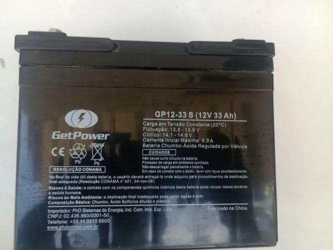 Bateria GetPower 12V 33Ah VRLA