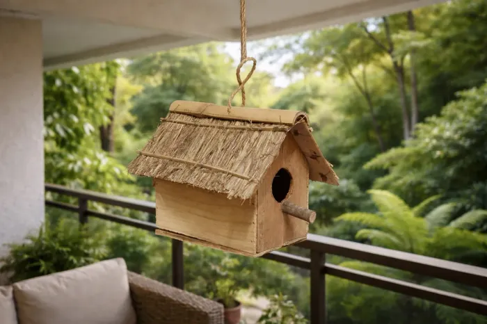 Casinha para Pássaros em Madeira