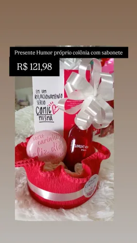 Presente Humor próprio com sabonete 