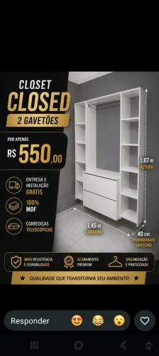 CLOSETS MDF NOVO