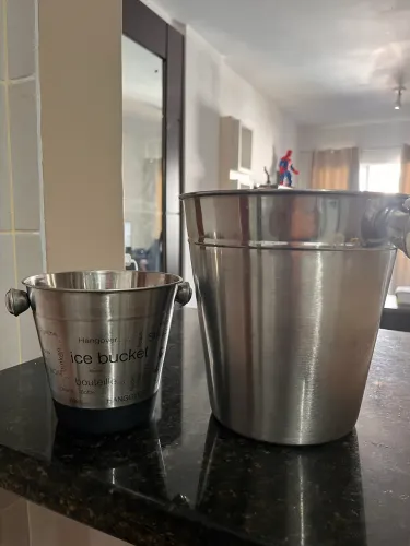 Balde inox para gelo cooler