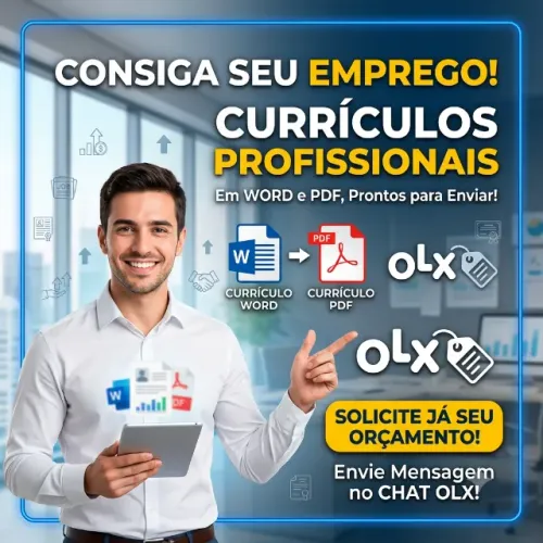CURRÍCULO PDF WORD - 1pç