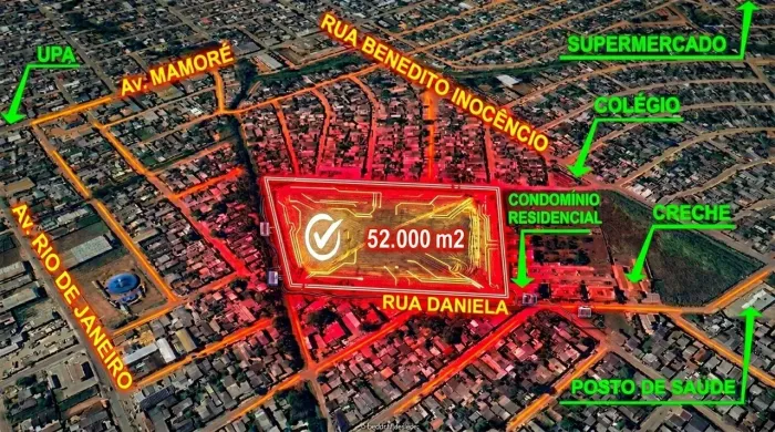 Vendo Excelente Área, com 52.000 m², Bairro Lagoinha, Porto Velho - RO