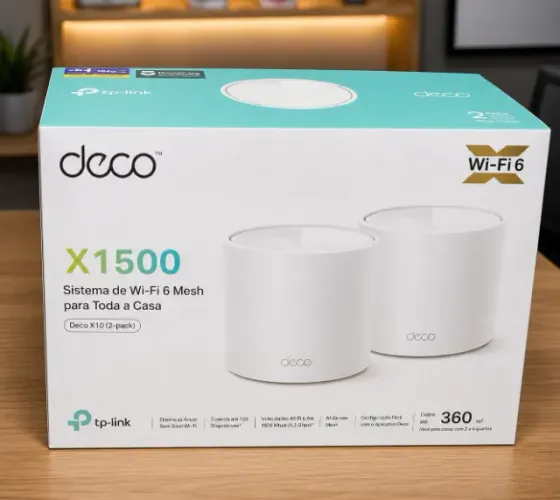 Roteador Wireless TP-Link Deco X60 AX5400 (2-Pack) 4804MBPS