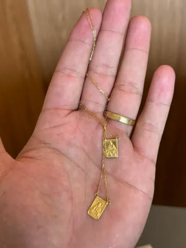 Escapulário em ouro 18k