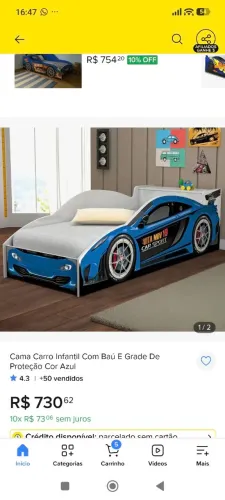 Cama de solteiro