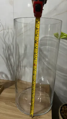 Vaso de vidro decorativo novo