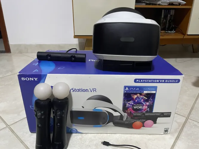 PlayStation VR PS4 e PS5 completo PSVR