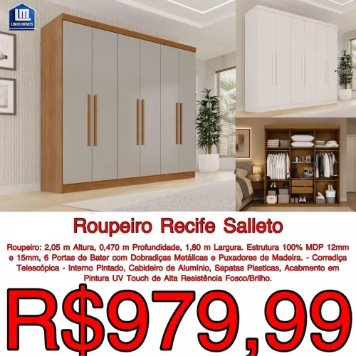 Guarda Roupa Recife Salleto
