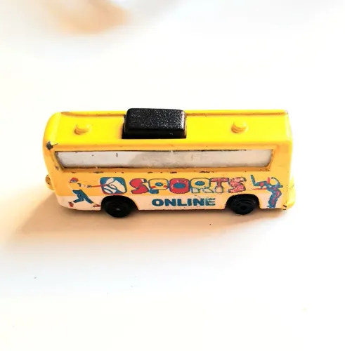 Matchbox ônibus miniatura customizado antigo