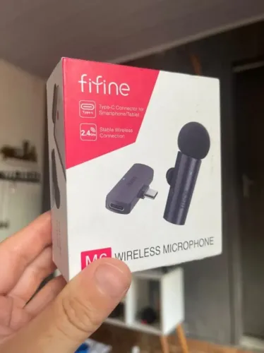 MICROFONE de Lapela FIFINE M6 USB C Original Lacrado Áudio Profissional