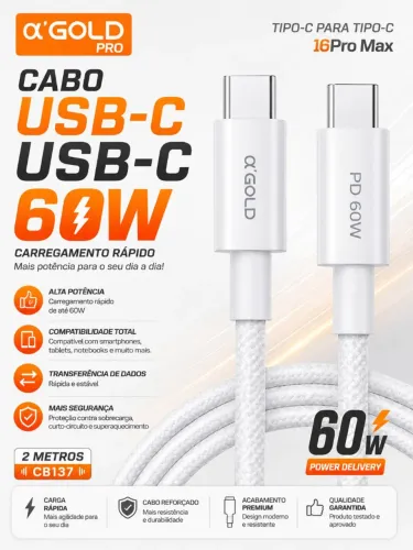 Cabo USB-C USB-C