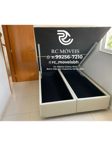 Cama Box Baú Queen 1.58x1.98 - Baú Blindado | Direto da Fábrica