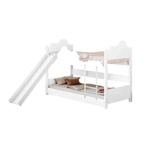 bi cama infantil com escorregador