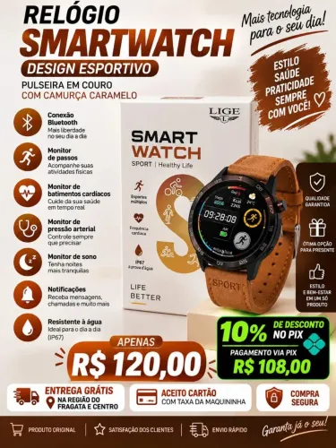 Relógio smartwatch - Sport