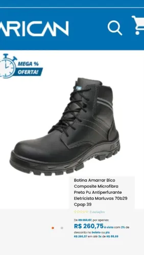 Bota nova tamanho 39