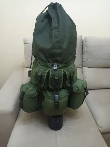 Mochila Militar Americana Original US ARMY GC Grande Capacidade Modificada e Expandida 