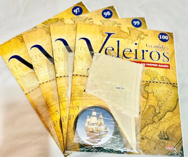 Grandes Veleiros Altaya - Fascículos 97, 98, 99 e 100 | LACRADOS
