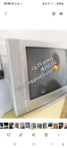 Tv 29 polegadas,tela plana e linha cinza moderna,marca CCE!!