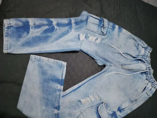 Calça jogger Marmorizada